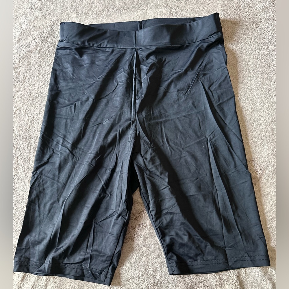 SHEIN Black Women's Bike Shorts